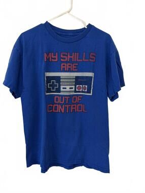 Nintendo Entertainment System Graphic Tee - Blue, Size L